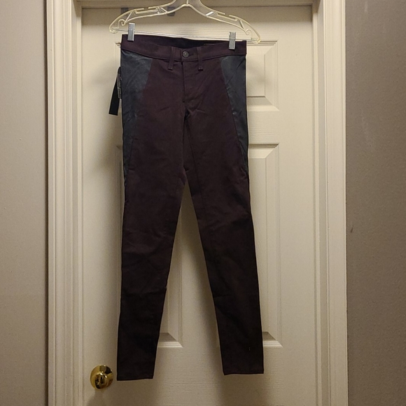 Rag & Bone - Women Leather Pop Leggings